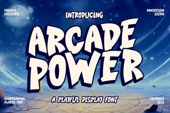 Arcade Power: A Bold Display Font for Web Design