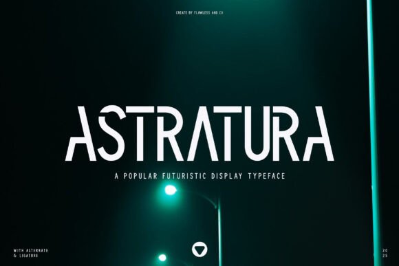 Astratura Font: Modern Branding for Tech Businesses