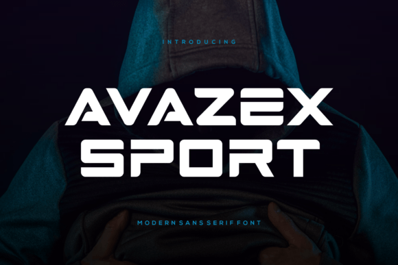 Avazex Sport Typeface for Modern Maker Brands