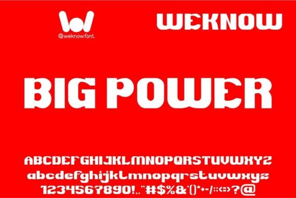 Big Power: A Bold Typeface for Modern Brands