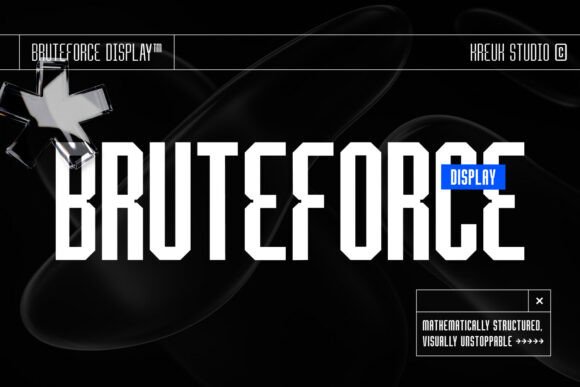 Bruteforce Display: A Bold Typeface for Makers