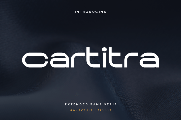 Cartitra: A Modern Sans Serif Typeface for Digital Editors