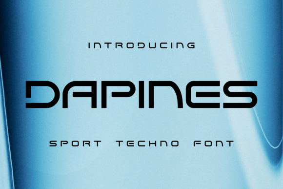 Dapines: A Cosmic Display Font for Modern Editorial Design