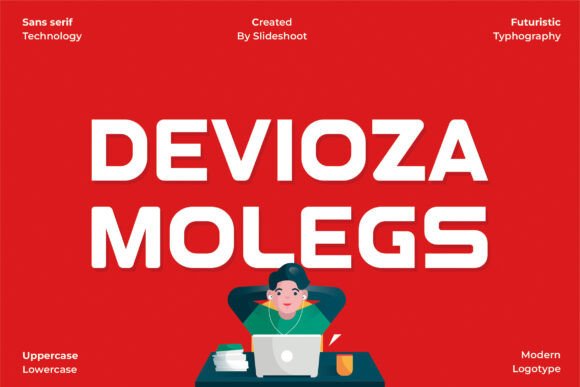 Davioza Molegs: A Bold Sans Serif Font for Modern Brands