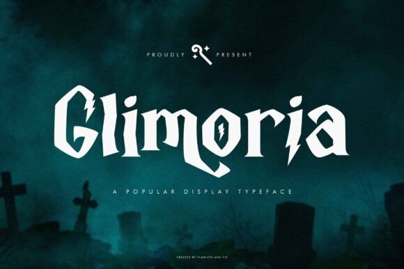 Glimoria: A Horror Display Font for Bold Branding
