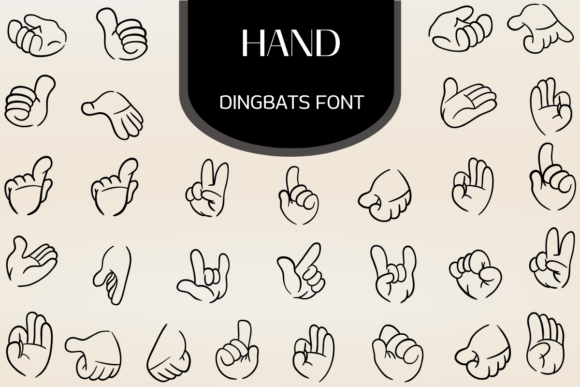Hand Typeface for Playful Branding