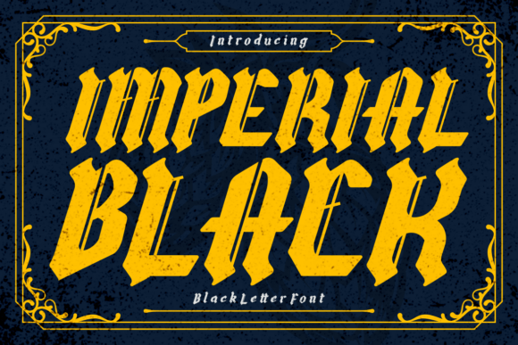 Imperial Black: A Bold Typeface for Web Design