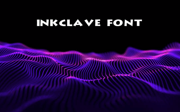 Inkclave: A Futuristic Typeface for Bold Brands