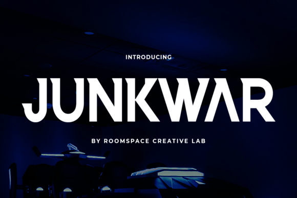 Junkwar Typeface for Bold Brand Identity