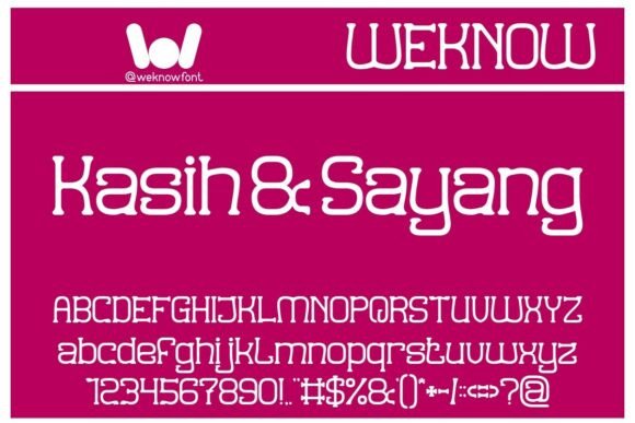 Kasih Sayang: A Serif Font for Editorial Charm