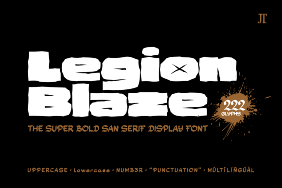 Legion Blaze: A Bold Display Typeface for Editors
