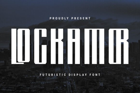 Lockamor: A Futuristic Display Font for Modern Web Design