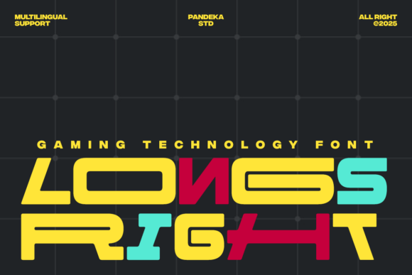 Longs Right Typeface for Modern Maker Brands