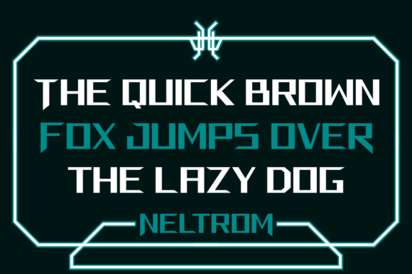 Neltrom: The Futuristic Display Typeface for High-Impact Digital Branding