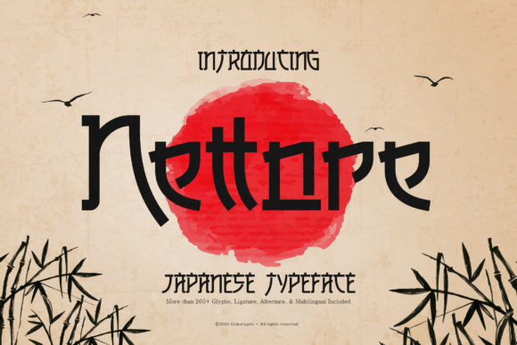 Nettore: A Bold Display Font for Editorial Design