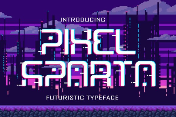 Pixel Sparta: The Audacious Display Font for Digital Campaigns