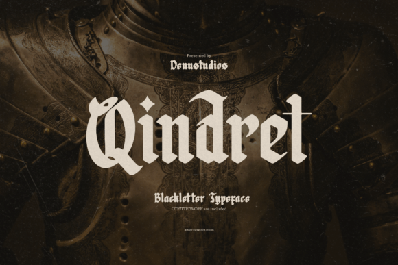 Qindret: A Modern Blackletter Typeface for Editorial Design