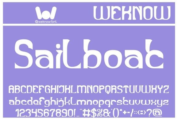 Sailboat: A Whimsical Display Font for Web Design