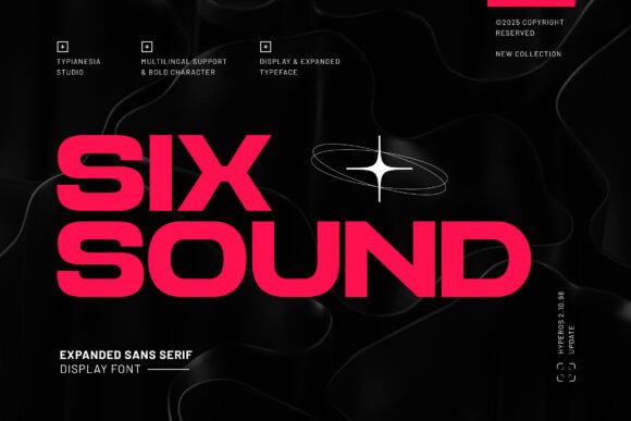 Six Sound Font for Modern Web Typography