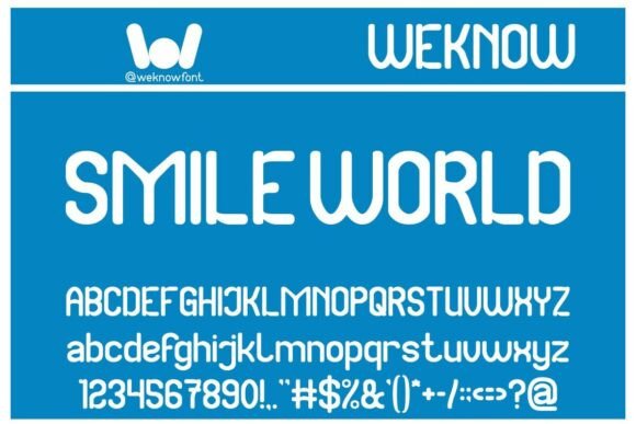 Smile World Font for Crafters and Sellers