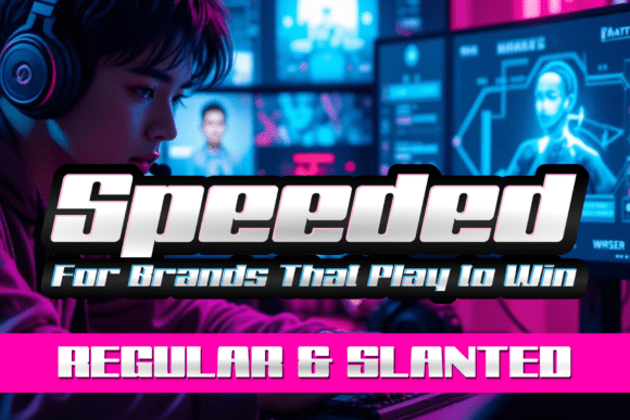 Speeded Typeface: Bold Display Fonts for Branding