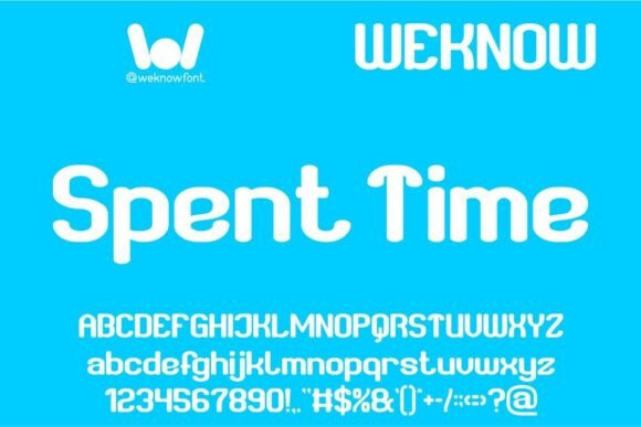 Spent Time: The Modern Sans Serif Typeface for Digital Impact