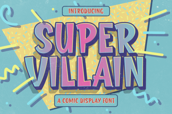 Super Villain Typeface for Bold Branding