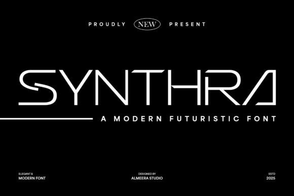 Synthra: The Modern Typeface for Tech Branding