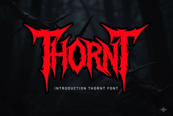 Thornt: A Bold Blackletter Typeface for Makers