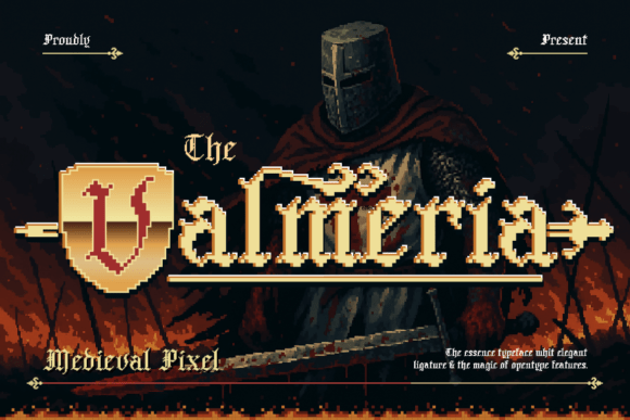 Valmeria Typeface for Editorial Design