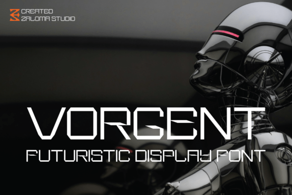 Vorgent: A Futuristic Display Font for Modern Editorial Design