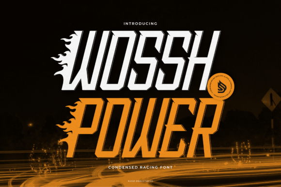 Wossh Power Typeface for Bold Editorial Design